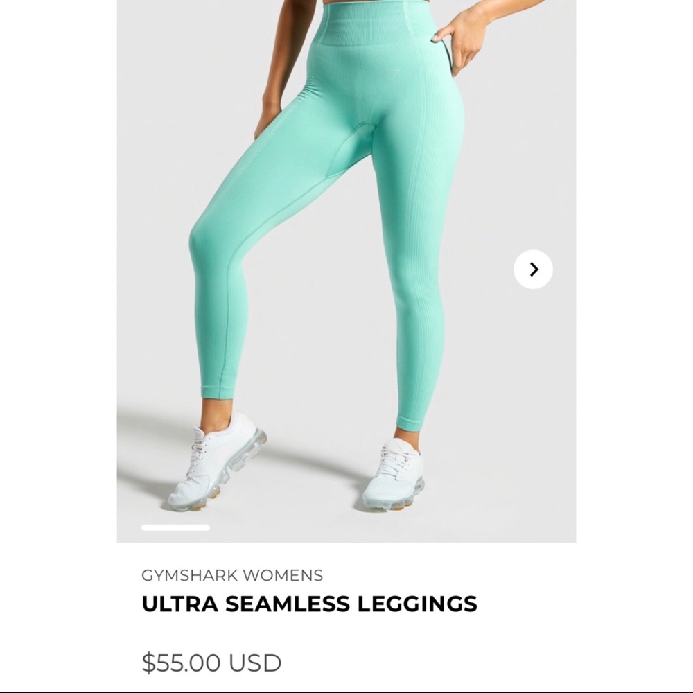 NWT Gymshark Ultra Seamless Leggings Green